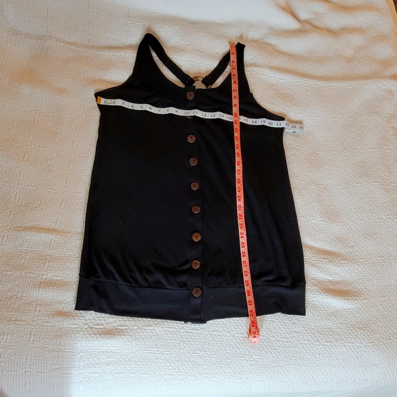 Janette Plus U.S.A Women's Tank Top Trappy Back Color Black Size 3XL NWOT - Picture 10 of 12